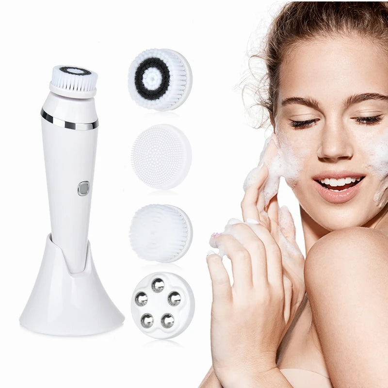 Electric 4in1 Face Cleansing Brush